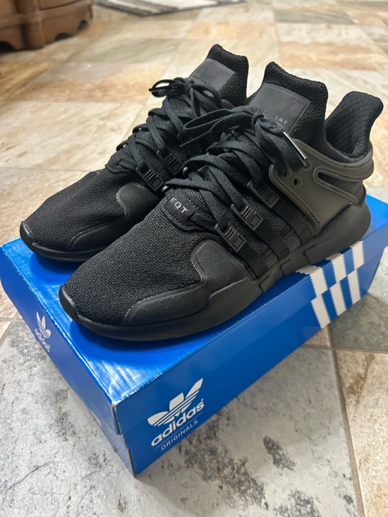 Adidas EQT Support ADV J Black Youth 7 Women 8.5 CP9473